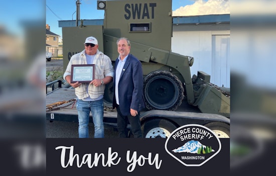 Pierce County Business Owner Honored with PCSD Impact Award for Enhancing SWAT Team Safety