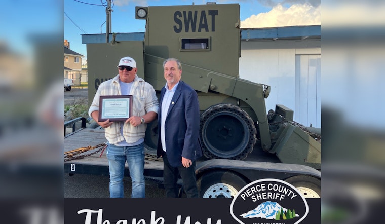 Pierce County Business Owner Honored with PCSD Impact Award for Enhancing SWAT Team Safety
