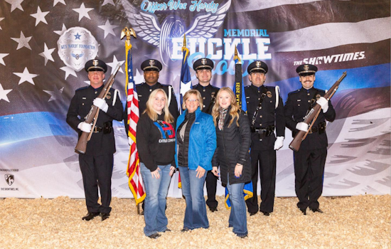 Plano Police Honor Guard Commemorates Wes Hardy's Legacy at Annual Memorial Buckle Show