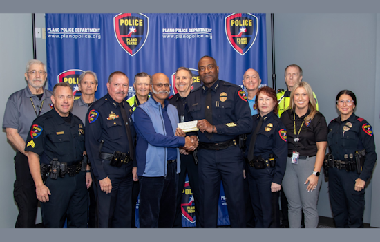 Plano Resident Bharath Divi Boosts Holiday Spirit with Generous Donation to Police Association's Christmas Program