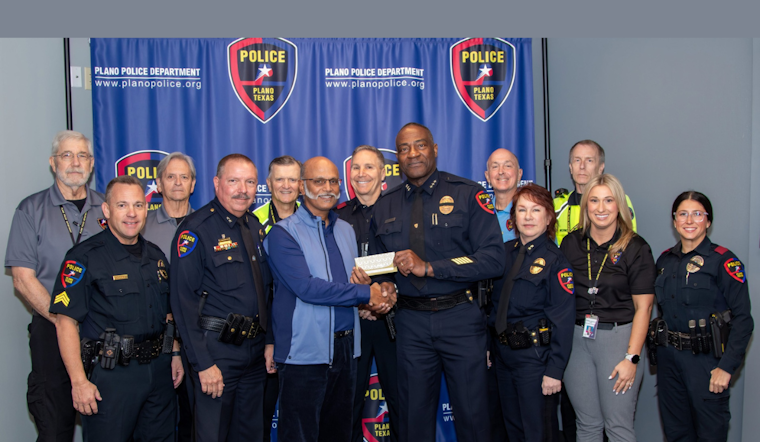 Plano Resident Bharath Divi Boosts Holiday Spirit with Generous Donation to Police Association's Christmas Program