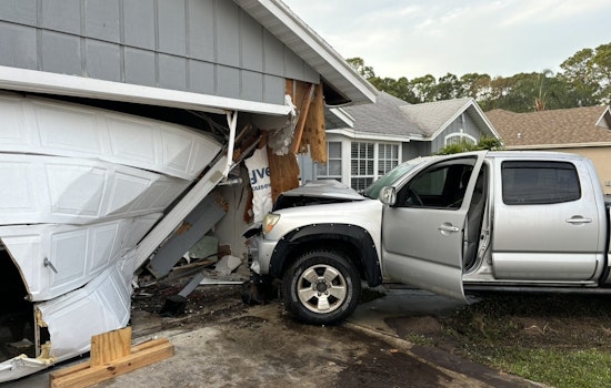 Port St. Lucie Home Struck by Pickup Truck After Driver Suffers Medical Episode, No Injuries Reported