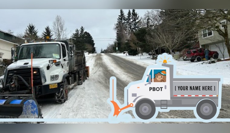 Portland Invites Residents to Name City Snowplows in PBOT's Inaugural Winter Contest