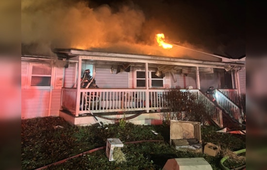 Putnam County Home Collapses After Intense Blaze, Deemed "Total Loss"