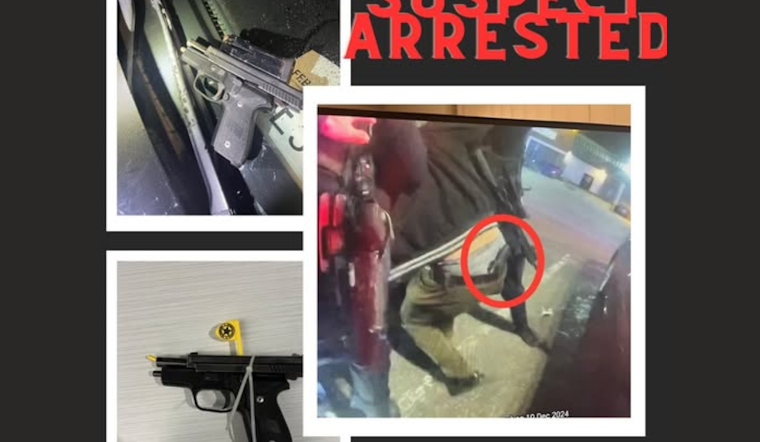 Quick Response by South San Francisco and San Bruno Police to Gunfire Disturbance Ensures Public Safety, Suspect with Stolen Firearm Detained