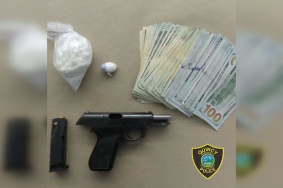 Quincy Police Arrest Boston Man Suspected of Brandishing Firearm, Seize Drugs and Cash in Narcotics Dispute