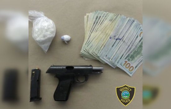 Quincy Police Arrest Boston Man Suspected of Brandishing Firearm, Seize Drugs and Cash in Narcotics Dispute