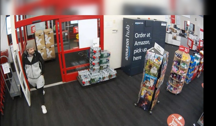 Reading Police Seek Public's Help to Identify Suspect in Electronics Theft at Local Staples Store