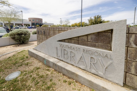 Restroom Renovations Underway at Southeast Regional Library in Gilbert with Temporary Facilities for Visitors