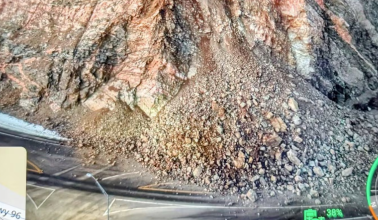 Rock Slide on Highway 96 Near Westcliffe Prompts Safety Closures, Custer County Issues Detour Advisories