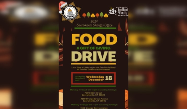 Sacramento County Sheriff's Office Partners with Food Bank to Spread Holiday Cheer to Families in Need