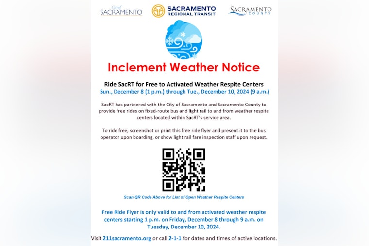 Sacramento Opens Warmth Havens as Winter Chill Intensifies: Respite Centers to Aid Community on Dec 8-10