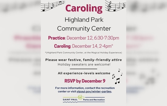 Saint Paul Invites Residents to Share Festive Joy at Highland Caroling Event