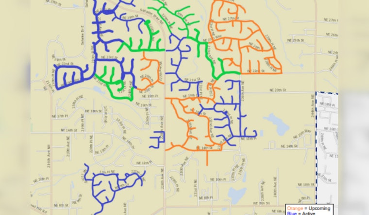 Sammamish Braces for Traffic Delays Amid Internet Upgrades and Utility Work