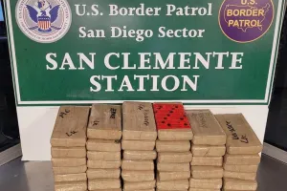 San Diego Border Patrol Seizes Over $793,000 Worth of Cocaine in