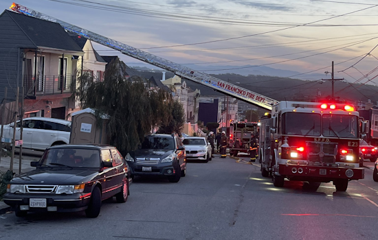San Francisco Fire Department Rapidly Extinguishes Accidental Roof Fire on 42nd Avenue