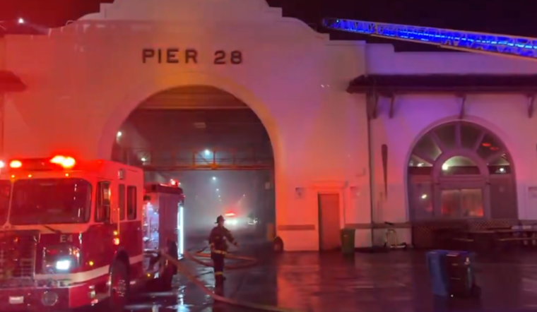 San Francisco Firefighters Quickly Extinguish Pier 30 Blaze on Christmas Eve, No Injuries Reported