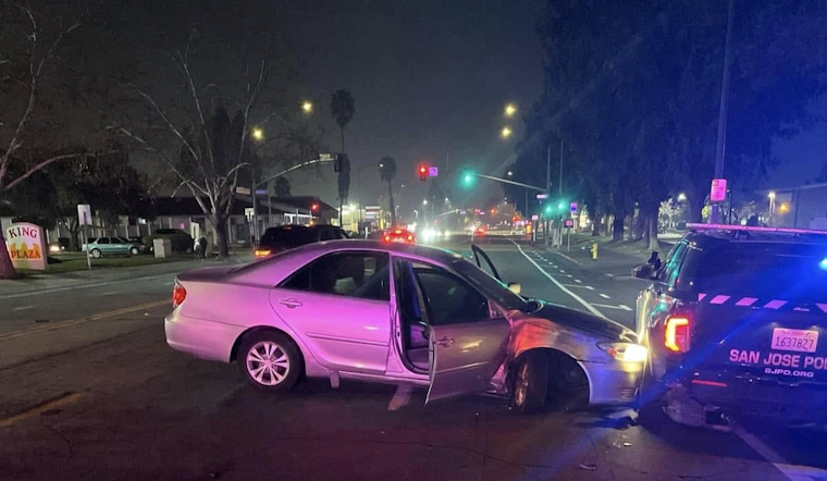 San Jose Police Officers Sustain Minor Injuries After Drunk Driver Crashes into Patrol Cars