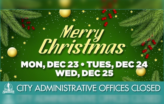 Sarasota Reveals Holiday Schedules with City Hall Closures, Uninterrupted Trash Collection and Public Transit Availability