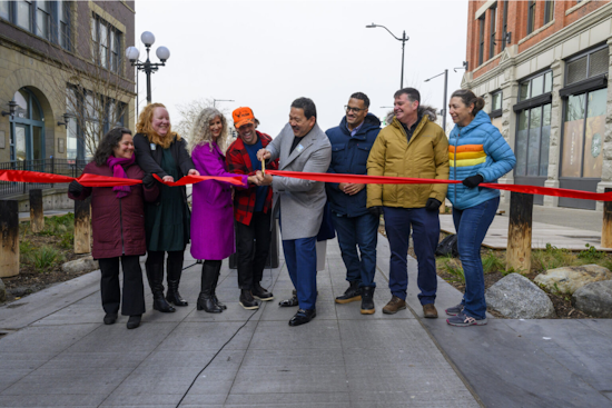 Seattle Celebrates Completion of Pioneer Square Pedestrian Improvements Enhancing Waterfront Connectivity