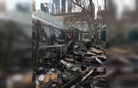 Second Manhattan Holiday Market Fire This Month Breaks Out at Bryant Park, No Injuries Reported
