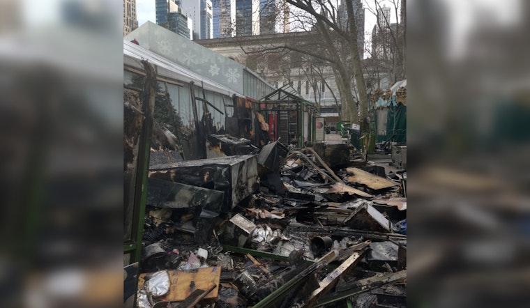 Second Manhattan Holiday Market Fire This Month Breaks Out at Bryant Park, No Injuries Reported