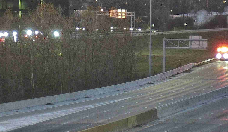 Serious Injuries as Vehicle Collides with Tree Near Downtown Columbus, Traffic Disrupted on I-670 Ramp