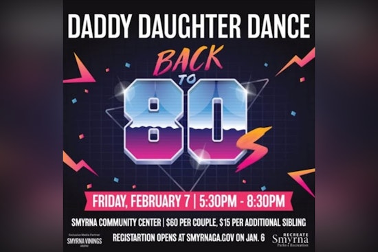 Smyrna Community Center Hosts '80s Themed Daddy-Daughter Dance for Nostalgic Bonding Experience