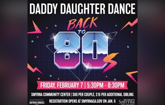 Smyrna Community Center Hosts '80s Themed Daddy-Daughter Dance for Nostalgic Bonding Experience