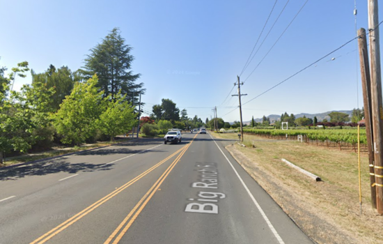 Solo Vehicle Collision on Napa's Big Ranch Road Leaves One Hospitalized, Investigation Underway