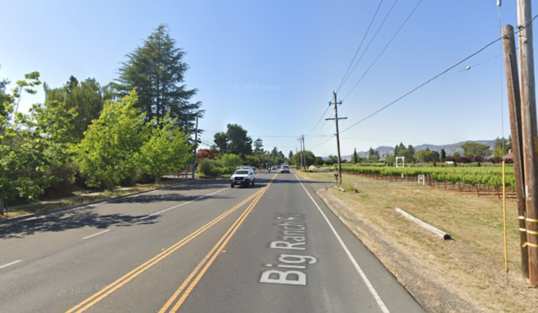 Solo Vehicle Collision on Napa's Big Ranch Road Leaves One Hospitalized, Investigation Underway