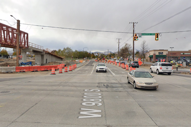 South Jordan Commuters Alert: 9800 South at Bangerter Highway 10-Month Closure Begins Tonight