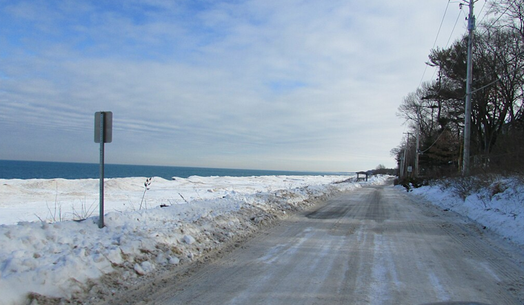 St. Joseph Transformed: Nature's Winter Artistry Captivates on Lake Michigan Shores