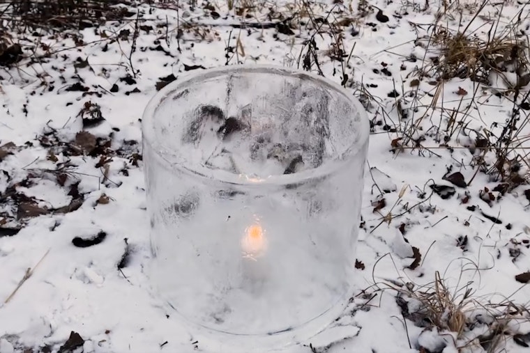 St. Louis Park Community Lights Up Winter Nights with Handcrafted Ice Luminaries