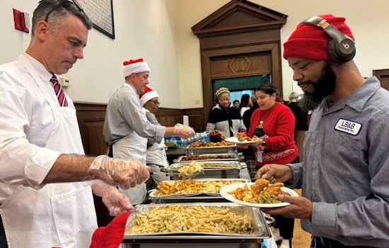 St. Louis's 22nd Circuit Court Celebrates Staff with a Festive Holiday Feast Catered by Deputy Sheriff