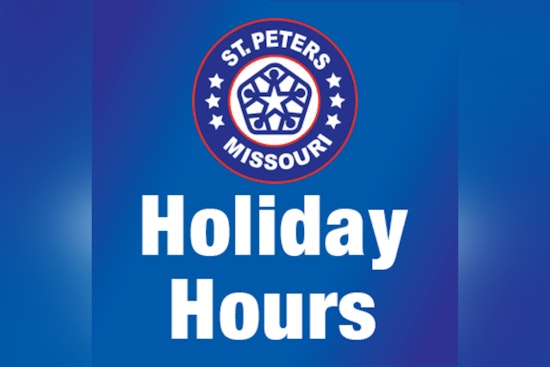 St. Peters Announces New Year's Schedule Changes for City Facilities and Services
