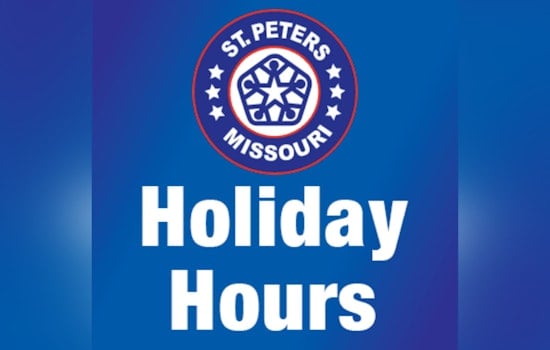 St. Peters Announces New Year's Schedule Changes for City Facilities and Services