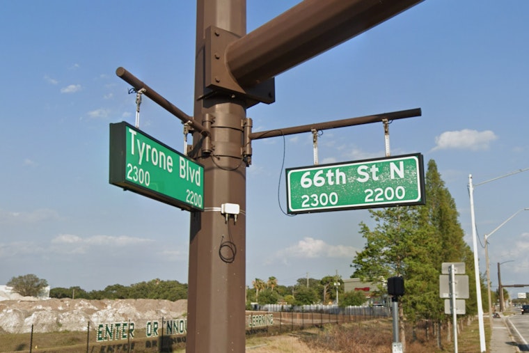 St. Petersburg's 66th Street North Partially Closed Due to Water Main Break Near Tyrone Blvd