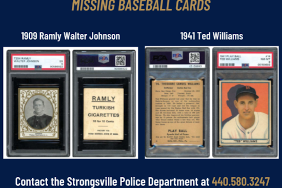 Strongsville Man Sentenced to 4-6 Years for $2 Million Vintage Baseball Card Heist