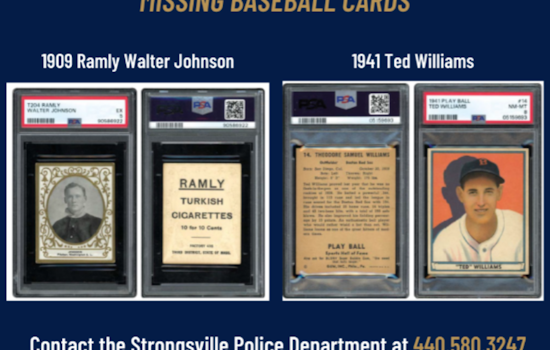 Strongsville Man Sentenced to 4-6 Years for $2 Million Vintage Baseball Card Heist