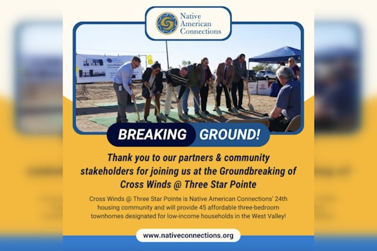 Surprise Breaks Ground on Cross Winds @ Three Star Pointe Affordable Housing to Alleviate West Valley Housing Crisis