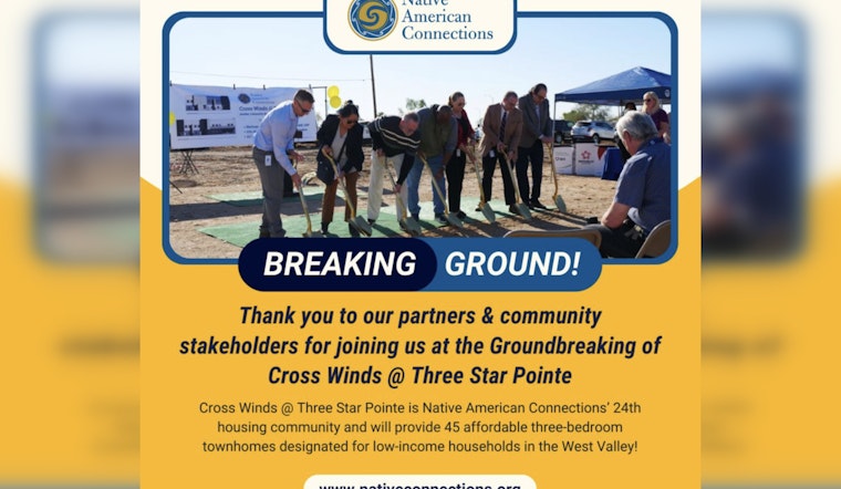Surprise Breaks Ground on Cross Winds @ Three Star Pointe Affordable Housing to Alleviate West Valley Housing Crisis