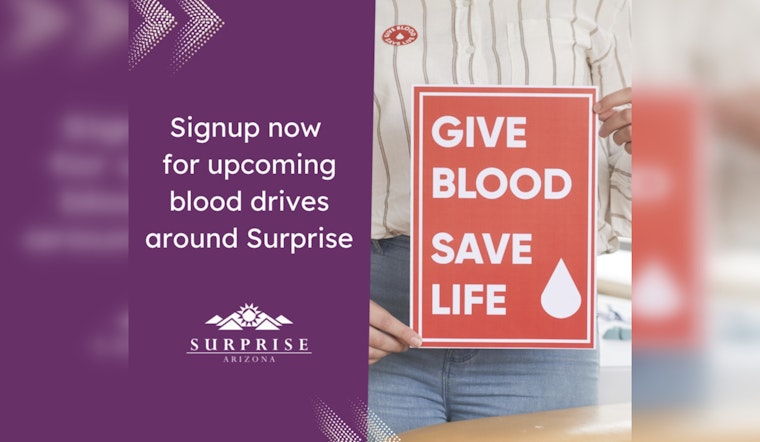 Surprise Partners with Vitalant for Lifesaving Blood Drives, Offering Donors WM Phoenix Open Ticket Vouchers