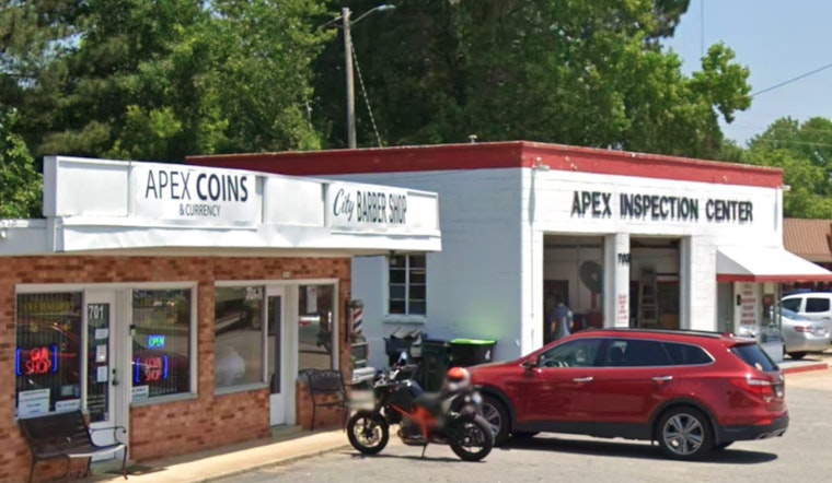 Suspected Rampage in Apex Ends with Man Charged in Assault, Vehicle Theft, and Business Crash