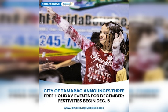 Tamarac to Host Sparkling Free Holiday Events, From Light Displays to 'Paws with Claus Paw-Ty'