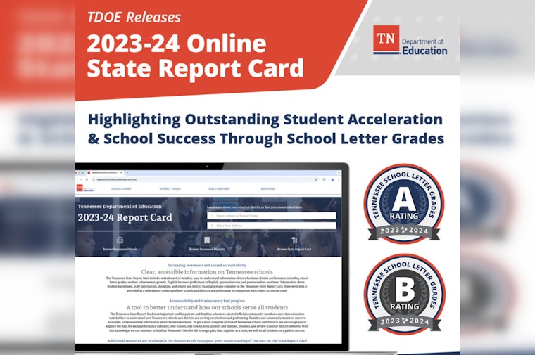 Tennessee Department of Education Releases 2023-24 State Report Card,