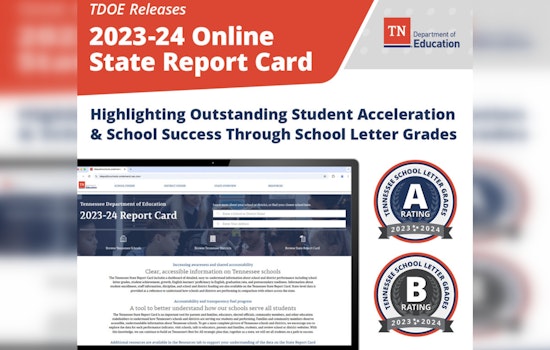 Tennessee Department of Education Releases 2023-24 State Report Card, Highlighting Top-Performing Schools