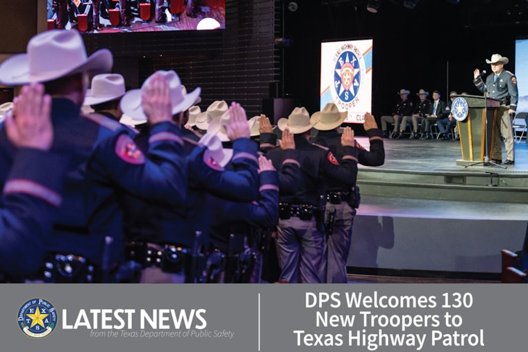 Texas Highway Patrol Bolstered by 130 New Troopers After Austin Graduation Ceremony