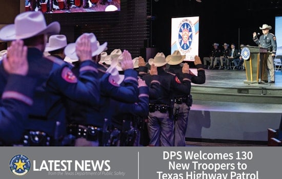 Texas Highway Patrol Bolstered by 130 New Troopers After Austin Graduation Ceremony