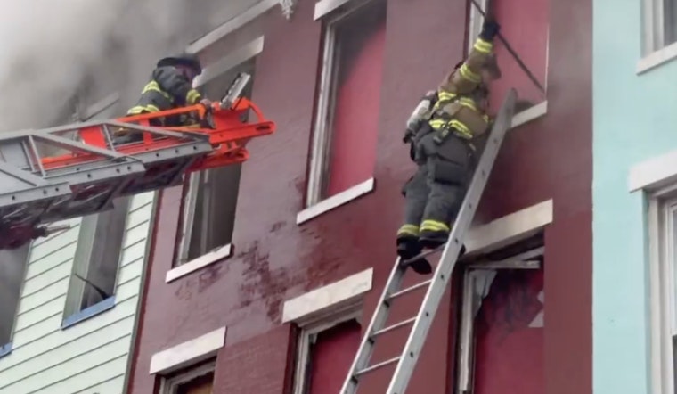 Three Firefighters Injured as 2-Alarm Fire Engulfs Vacant Row House in Northwest D.C.